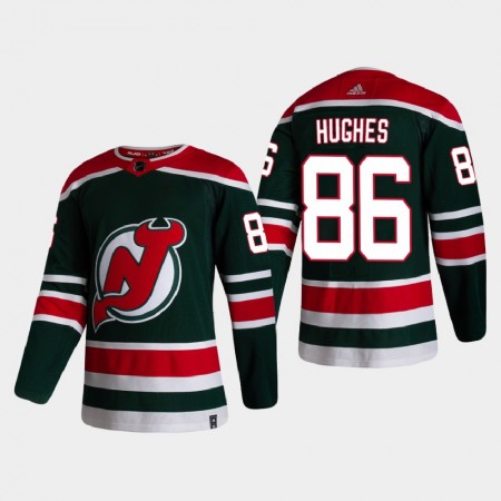 Pánské Hokejový Dres New Jersey Devils Dresy Jack Hughes 86 2020-21 Reverse Retro Authentic